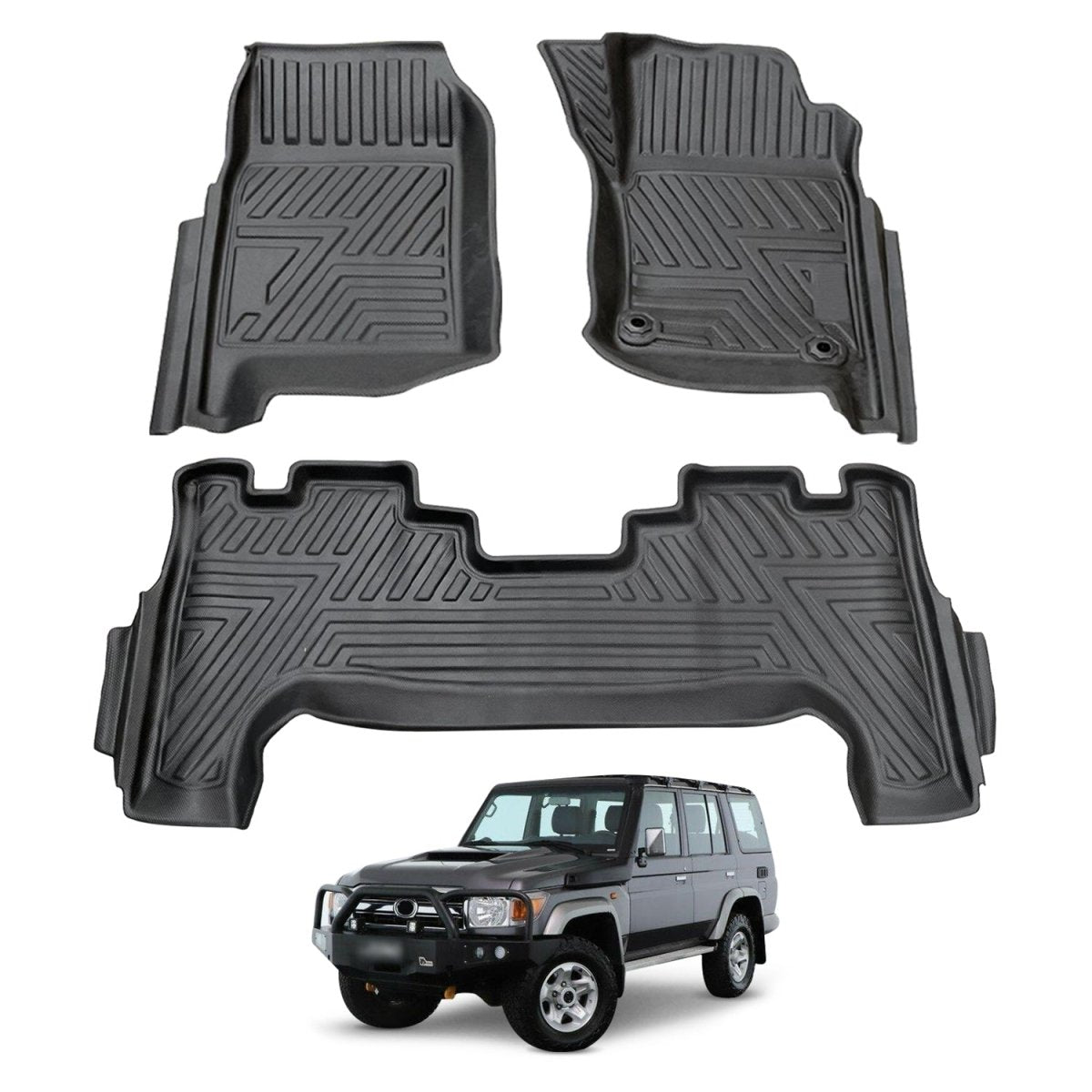 Toyota Land Cruiser 76 Series 2012 - 2023 Car Floor Mats - NZ Offroader