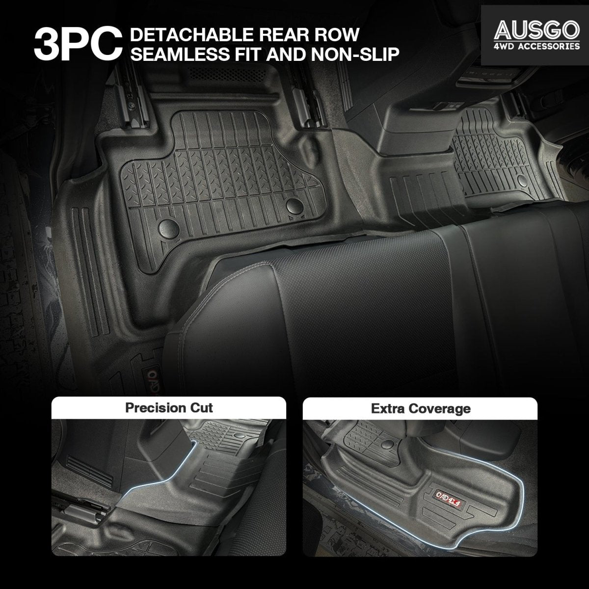 Toyota Land Cruiser Prado 250 Series 2024 - Onwards Injection Car Floor Mats - NZ Offroader