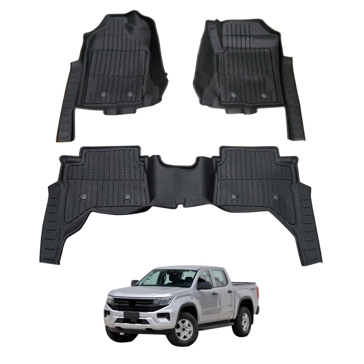Volkswagen Amarok NF Series 2023 - Onwards Injection Car Floor Mats - NZ Offroader