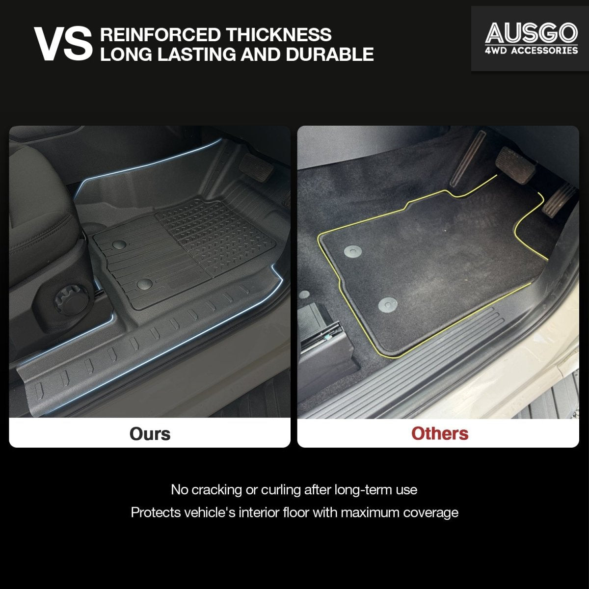 Volkswagen Amarok NF Series 2023 - Onwards Injection Car Floor Mats - NZ Offroader