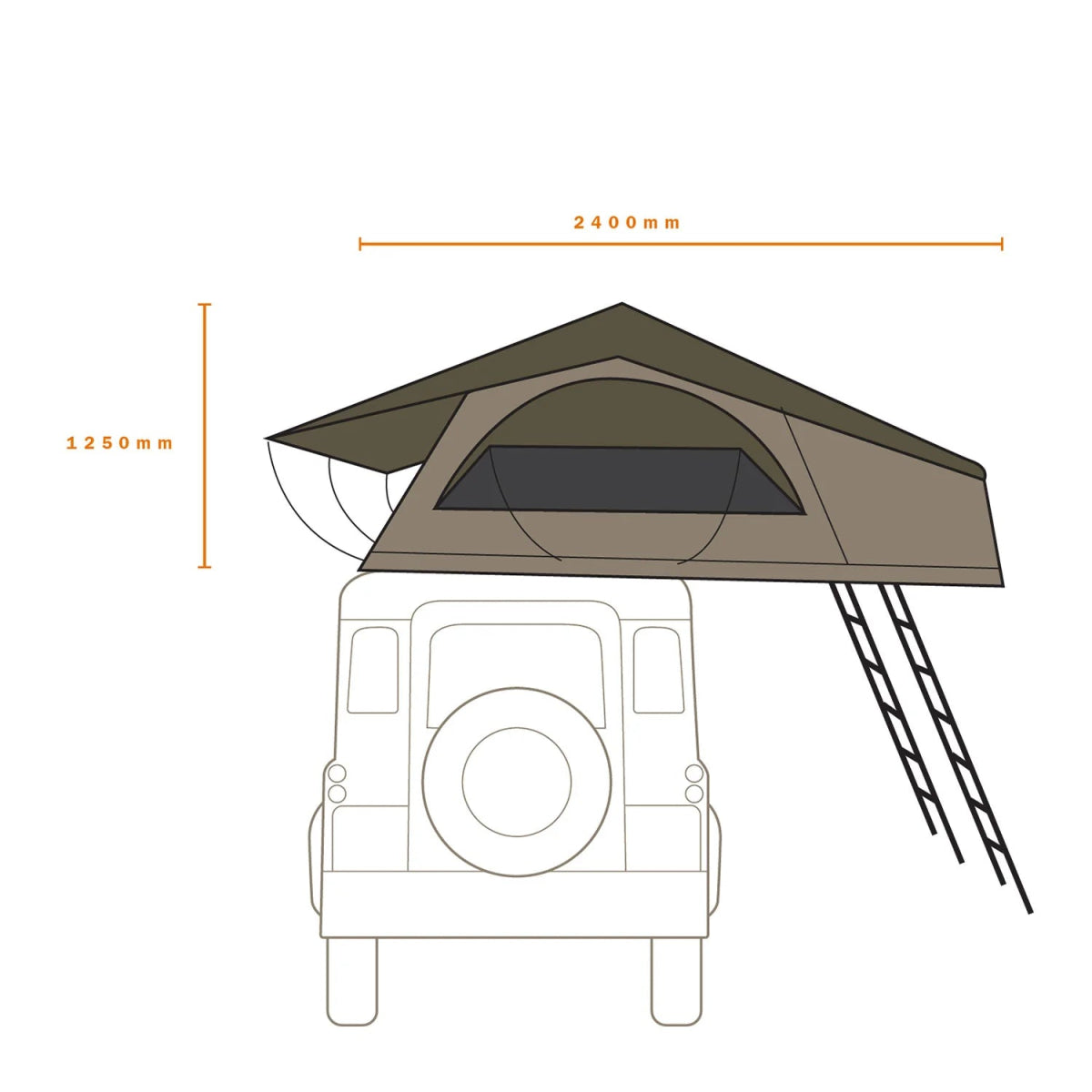 Darche BASECAMP 2200 Roof Top Tent - NZ Offroader