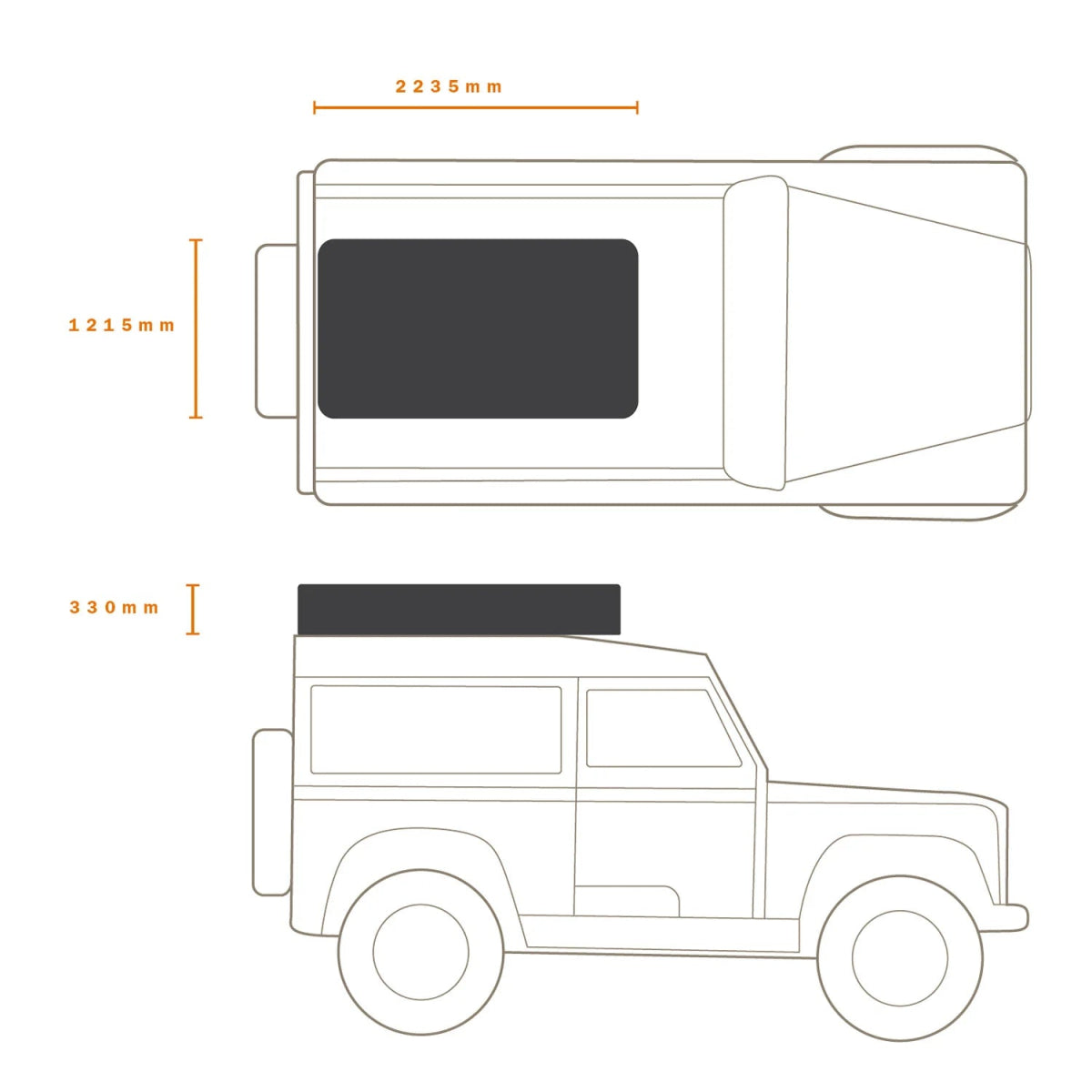 Darche BASECAMP 2200 Roof Top Tent - NZ Offroader