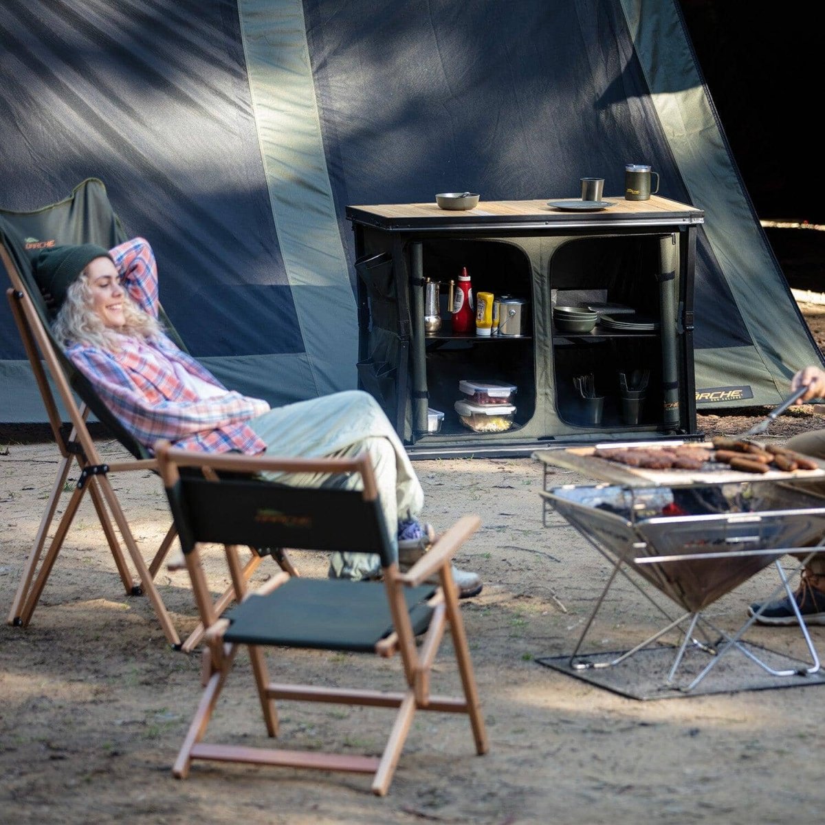 Darche Eco Bamboo Twin Cupboard - NZ Offroader