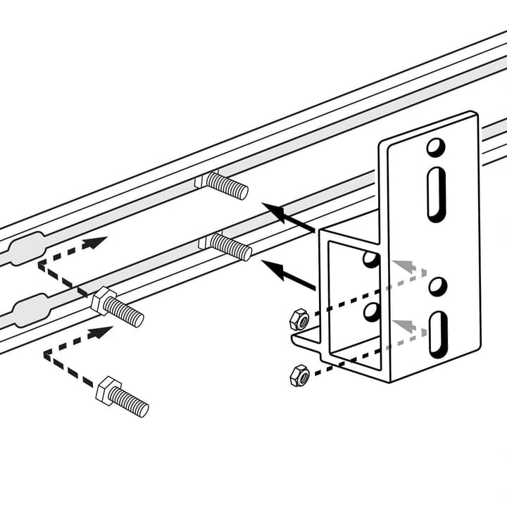 Darche Hardshell RTT Awning Brackets - NZ Offroader