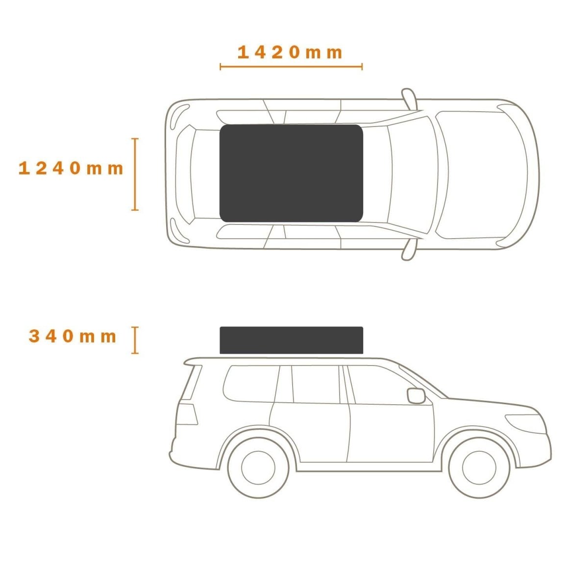 Darche INTREPIDOR 3 1400 Tourer Roof Top Tent - NZ Offroader