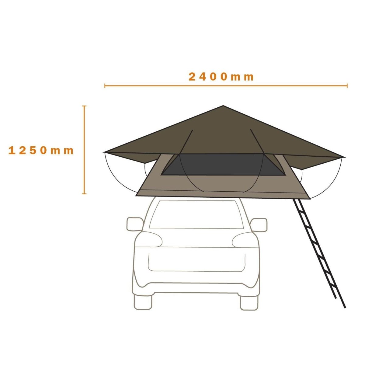 Darche INTREPIDOR 3 1400 Tourer Roof Top Tent - NZ Offroader