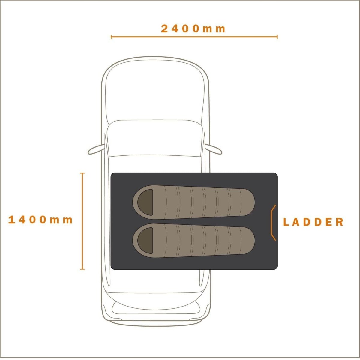 Darche INTREPIDOR 3 1400 Tourer Roof Top Tent - NZ Offroader