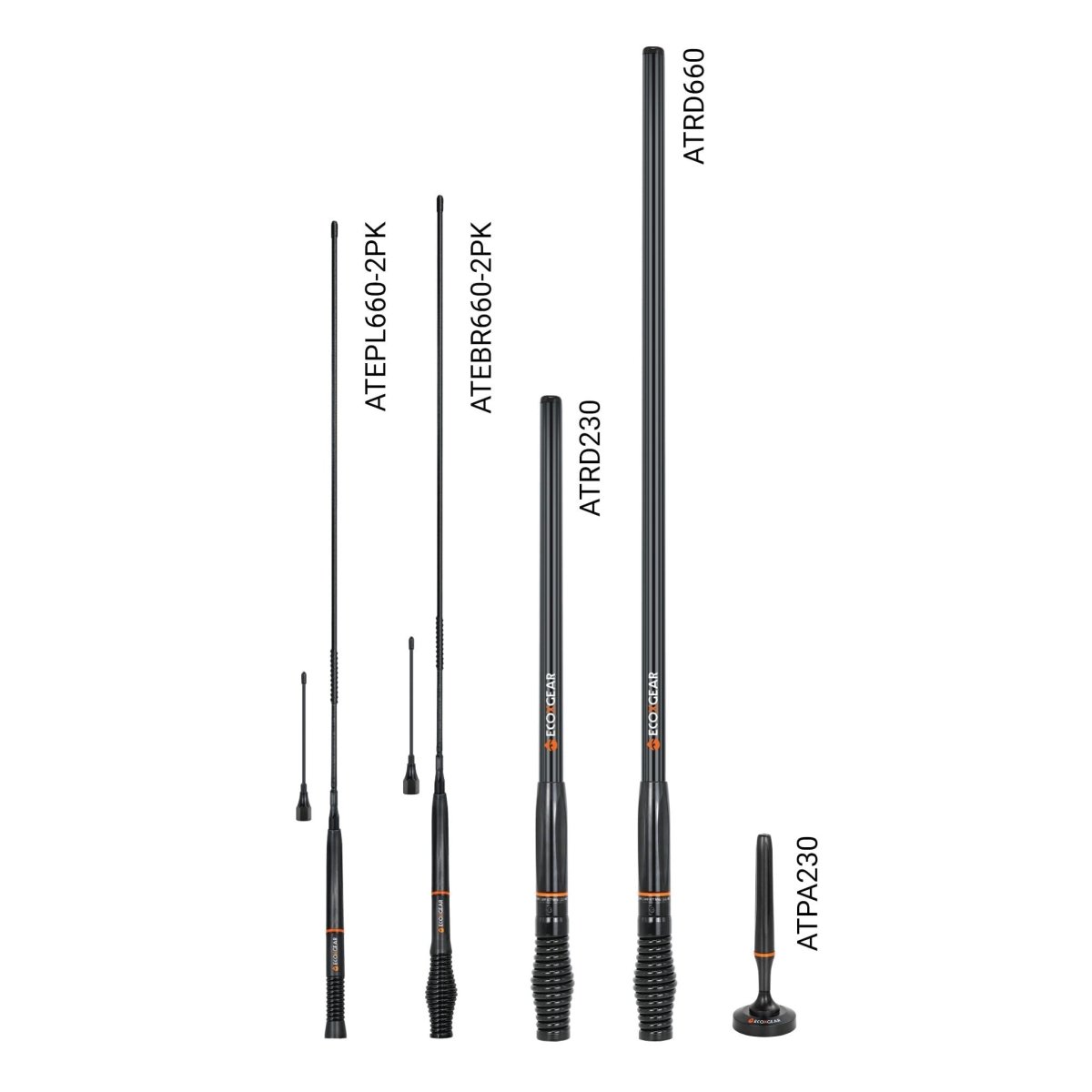 ECOXGEAR ATEBR660 Twin Pack UHF CB Antenna - NZ Offroader