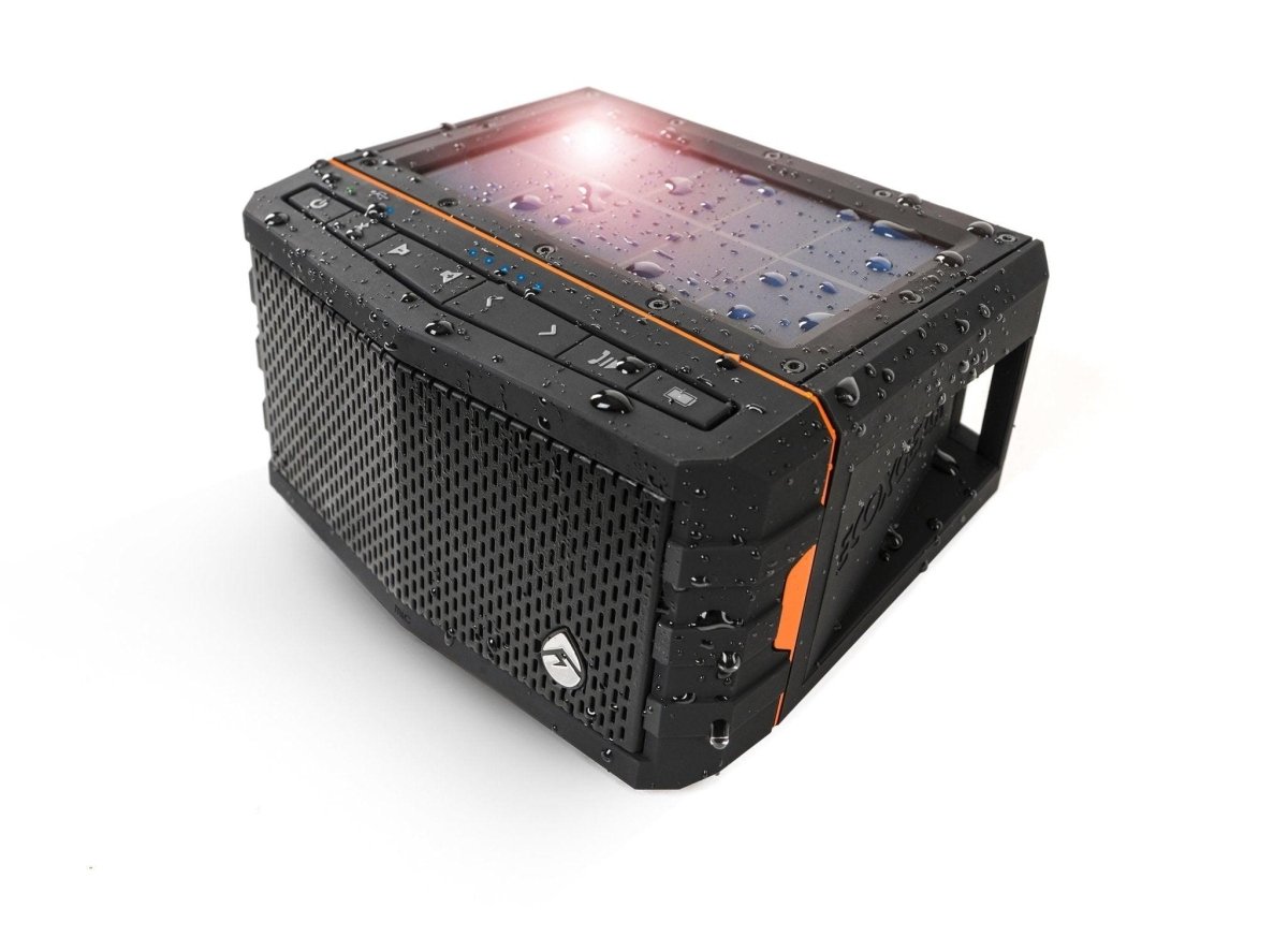 ECOXGEAR Sol Jam Solar Charging IP67 RGB Colour Music Sync LED Waterproof Speaker - NZ Offroader