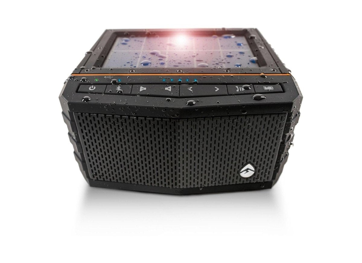 ECOXGEAR Sol Jam Solar Charging IP67 RGB Colour Music Sync LED Waterproof Speaker - NZ Offroader
