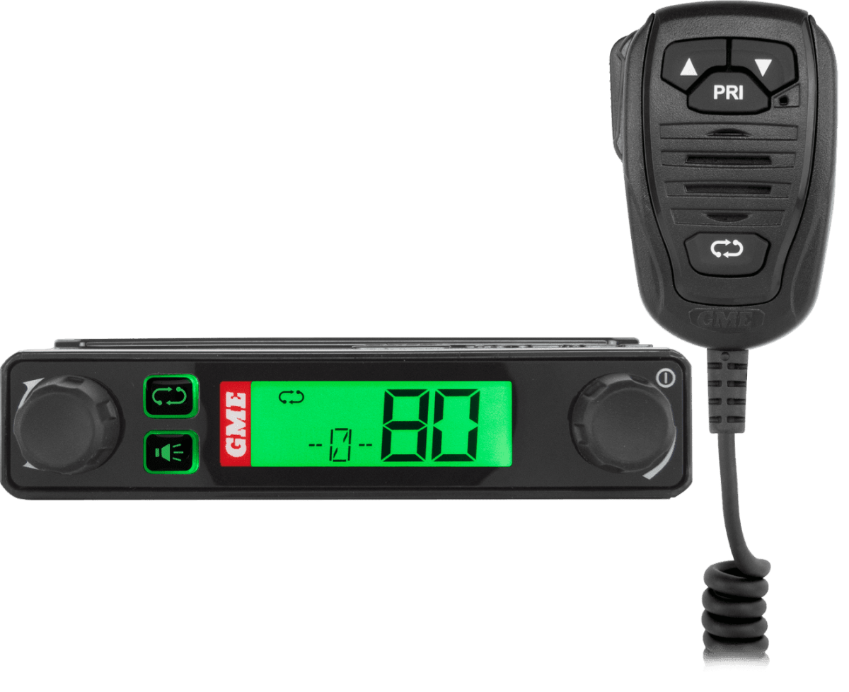 GME 5 Watt Super Compact UHF CB Radio with ScanSuite™ and speaker microphone - NZ Offroader