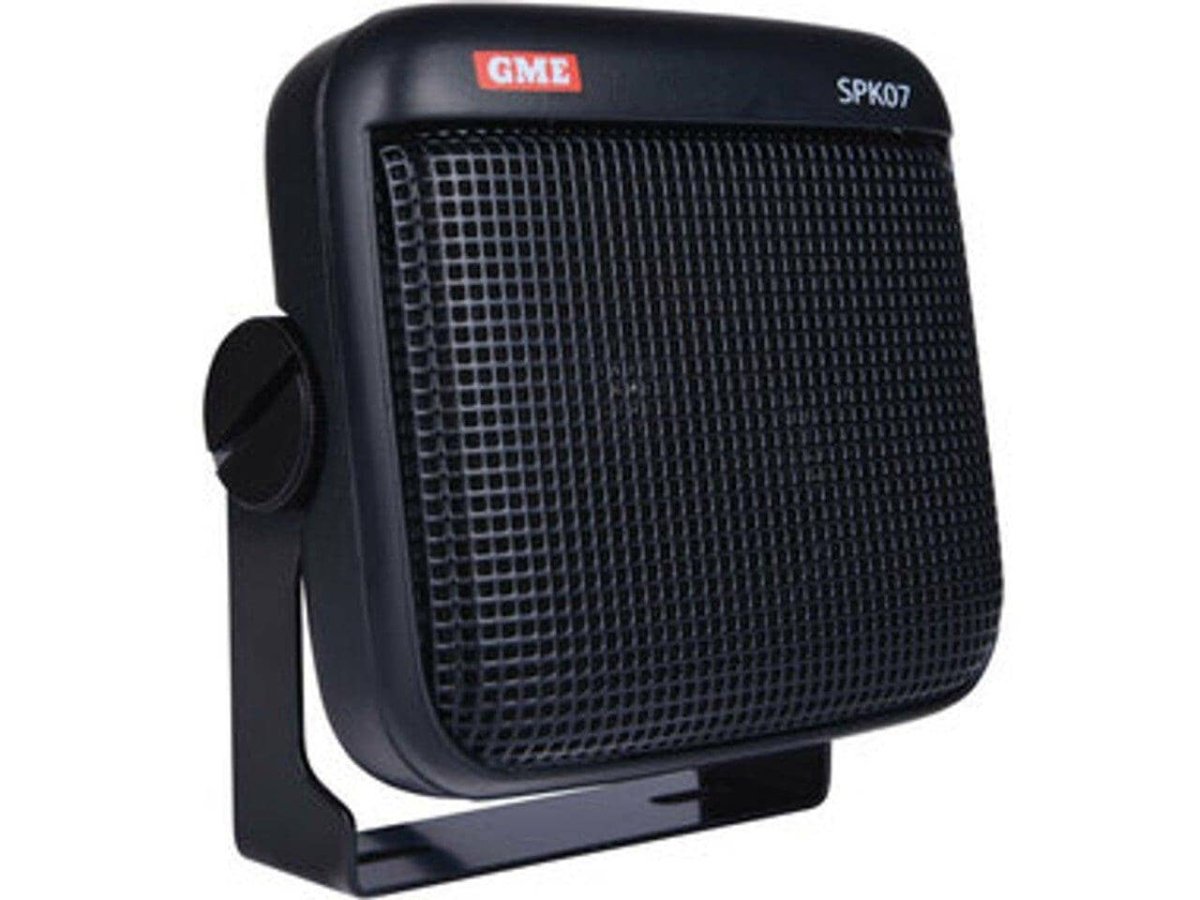GME 8 ohm dust/water resistant extension speaker with lead & plug black - NZ Offroader