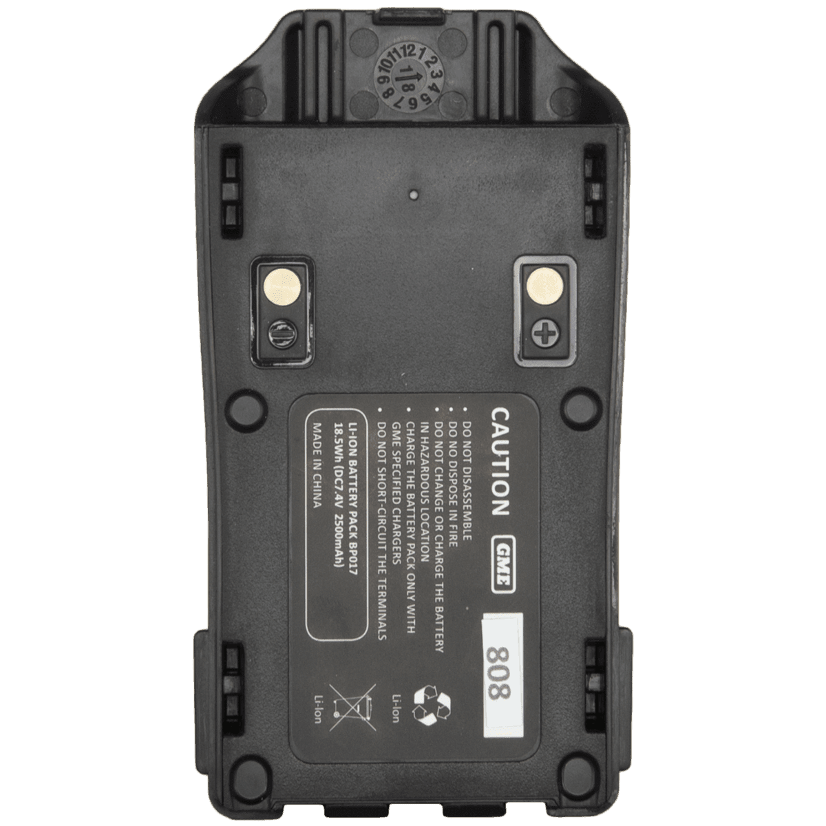 GME BP017 2000mAh IP67 LI-ON Battery Pack - Suits TX6500S - NZ Offroader