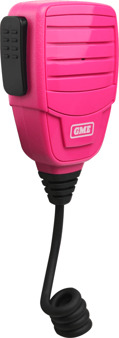 GME Heavy Duty Microphone - McGrath Foundation Pink - To Suit TX3500S - NZ Offroader