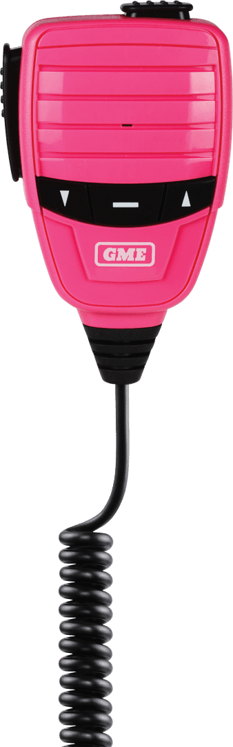 GME Heavy Duty Microphone - McGrath Foundation Pink - To Suit TX3510 / TX3520 / TX4500 - NZ Offroader