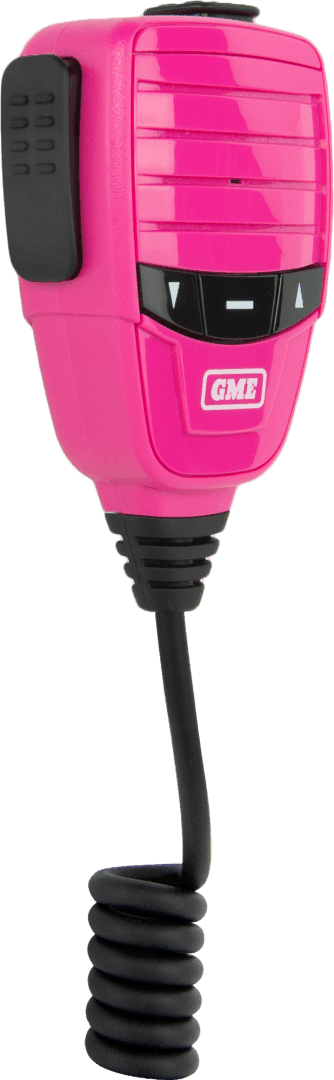 GME Heavy Duty Microphone - McGrath Foundation Pink - To Suit TX3510 / TX3520 / TX4500 - NZ Offroader