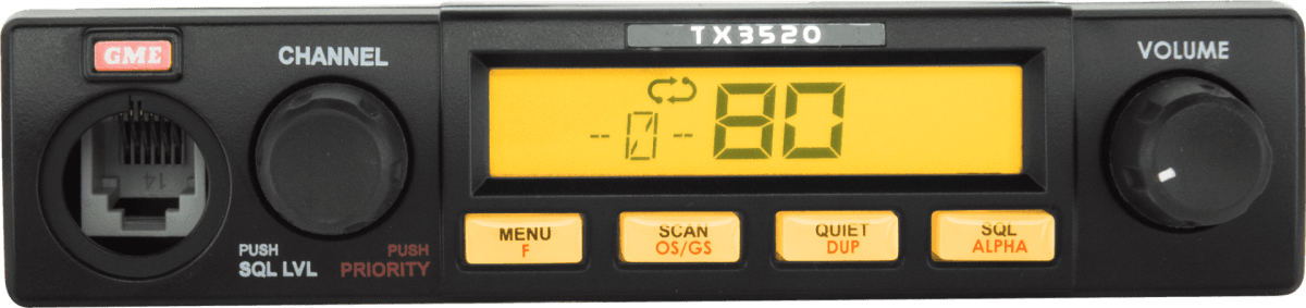 GME TX3520S 5 Watt Remote Head UHF CB Radio With Scansuite™ - NZ Offroader