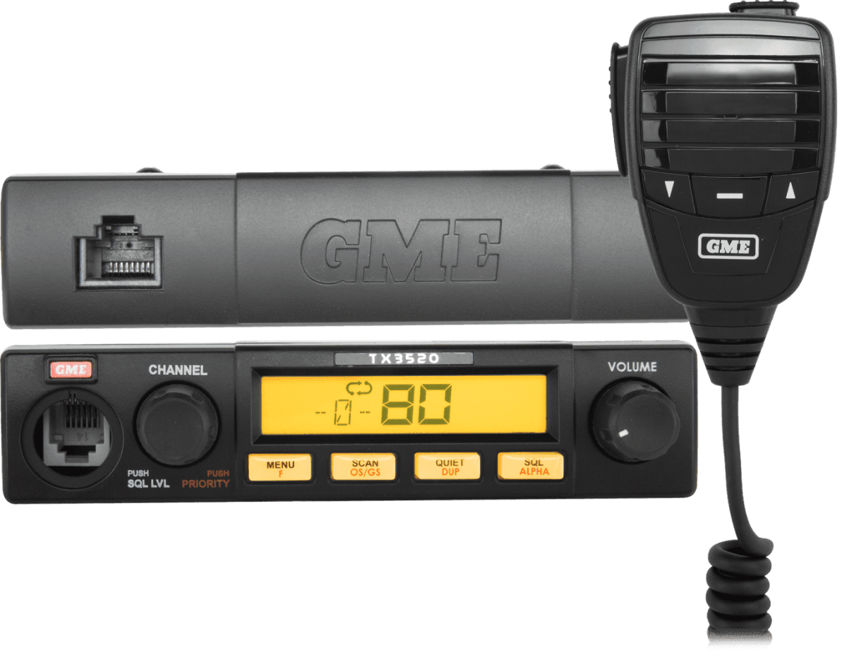 GME TX3520S 5 Watt Remote Head UHF CB Radio With Scansuite™ - NZ Offroader