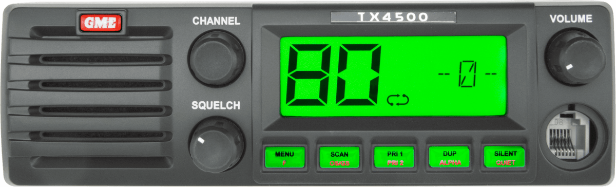 GME TX4500S 5 Watt Din Mount UHF CB Radio With Scansuite™ - NZ Offroader