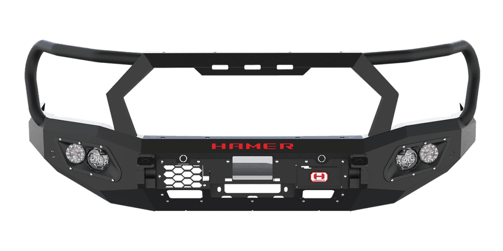 Hamer AM106-PT King Series Plus Winch Bar for Mitsubishi Pajero Sport QF 2020-on - NZ Offroader