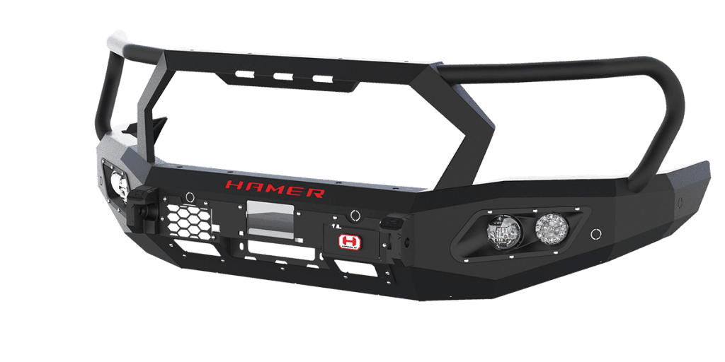 Hamer AM106-PT King Series Plus Winch Bar for Mitsubishi Triton MR 2019-on (2WD) - NZ Offroader