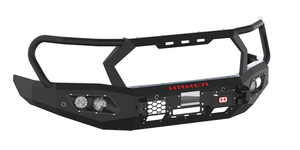 Hamer AM106-PT King Series Plus Winch Bar for Toyota Prado 150 2018-on - NZ Offroader