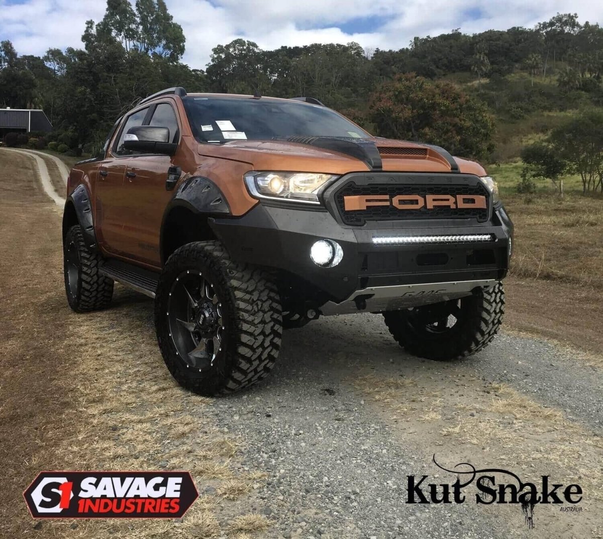 Kut Snake Flares for Ford Ranger PX1, PX2 & PX3 - NZ Offroader