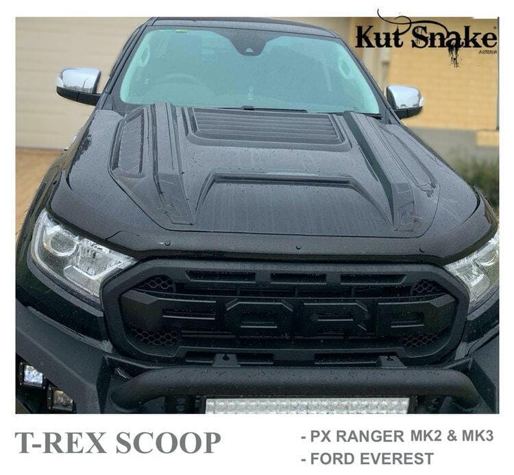 Kut Snake T-Rex Bonnet Scoop to Fit Ford Ranger PX Models - NZ Offroader