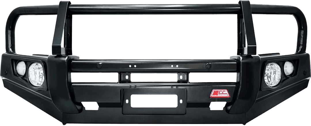 MCC Falcon 707-02 Winch Bar for Mitsubishi Triton MQ 2015 - 2018 - Includes Replacement Washer Bottle and Underbody Protection Plates - NZ Offroader