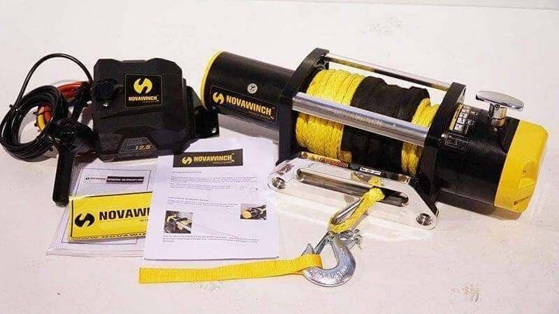 Novawinch PRO12500 Winch - 12500lb c/w failead and remote - synthetic rope - NZ Offroader