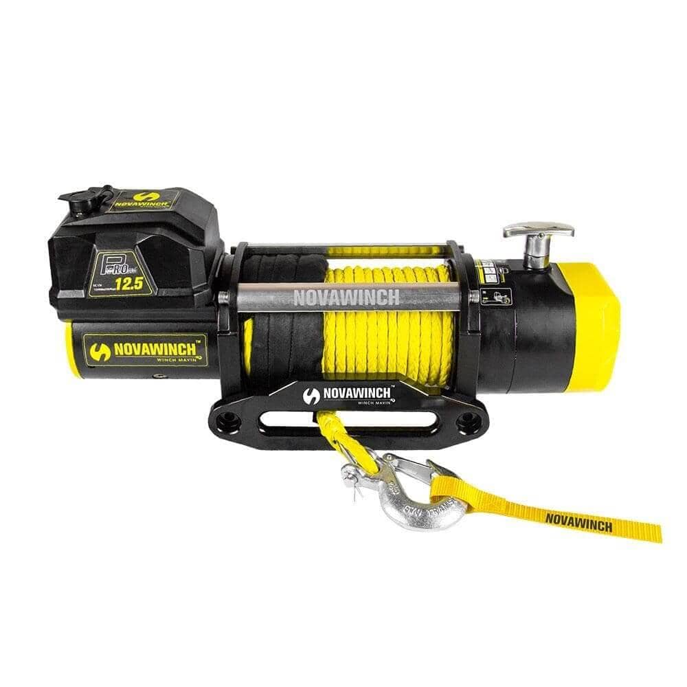 Novawinch PRO12500 Winch - 12500lb c/w failead and remote - synthetic rope - NZ Offroader