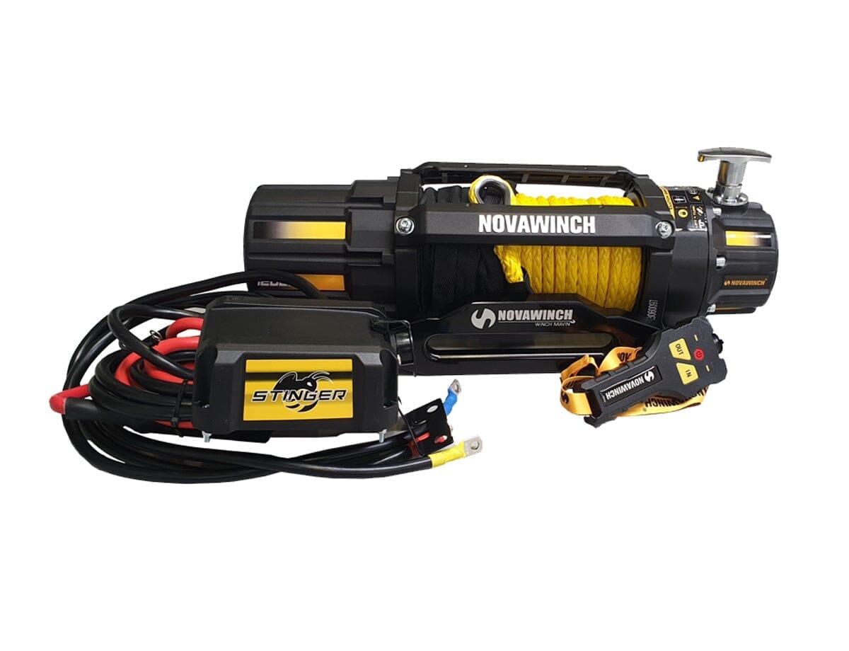 Novawinch Stinger+ Electric Winch - 12,000lb 12 volt with Wireless Remote - NZ Offroader