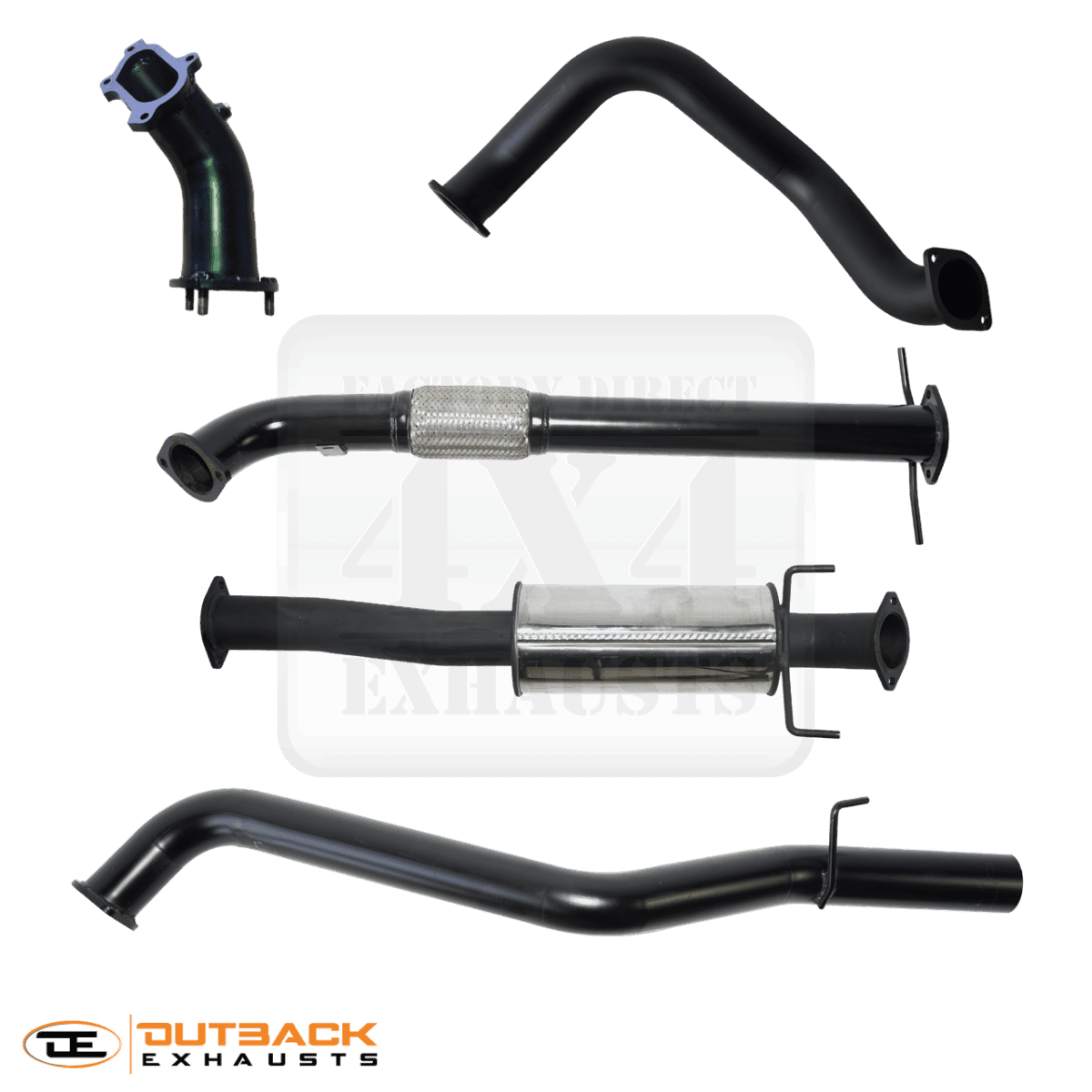 Outback 3" Exhaust to suit Toyota Surf Y-KZN130 - NZ Offroader