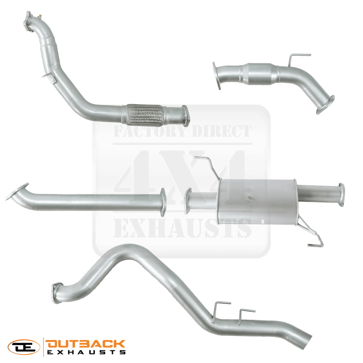 Outback Exhaust 3.5" Exhaust system to suit Isuzu D-Max / Holden Colorado 2007-2010 - NZ Offroader