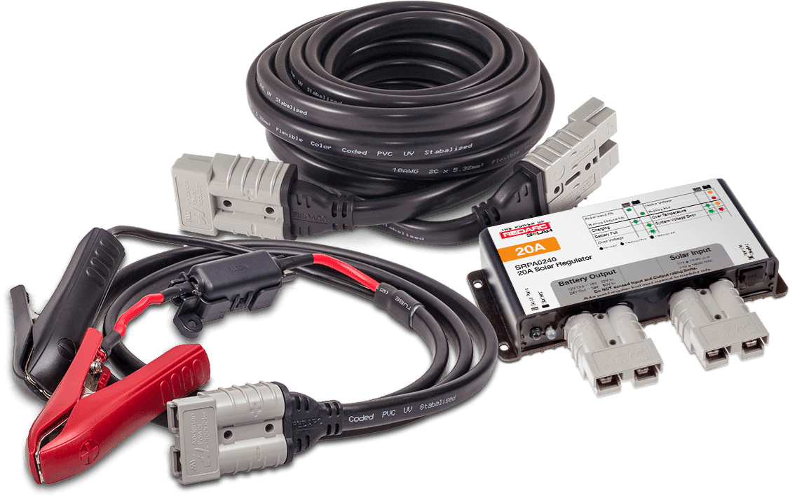 REDARC 20A SRPA Regulator and Cable Value Pack - NZ Offroader