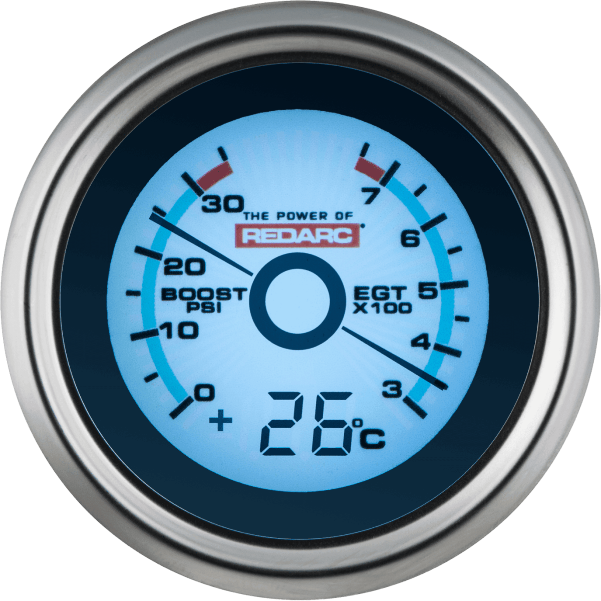 REDARC EGT & Boost / Pressure Gauge with Optional Temperature Display - NZ Offroader