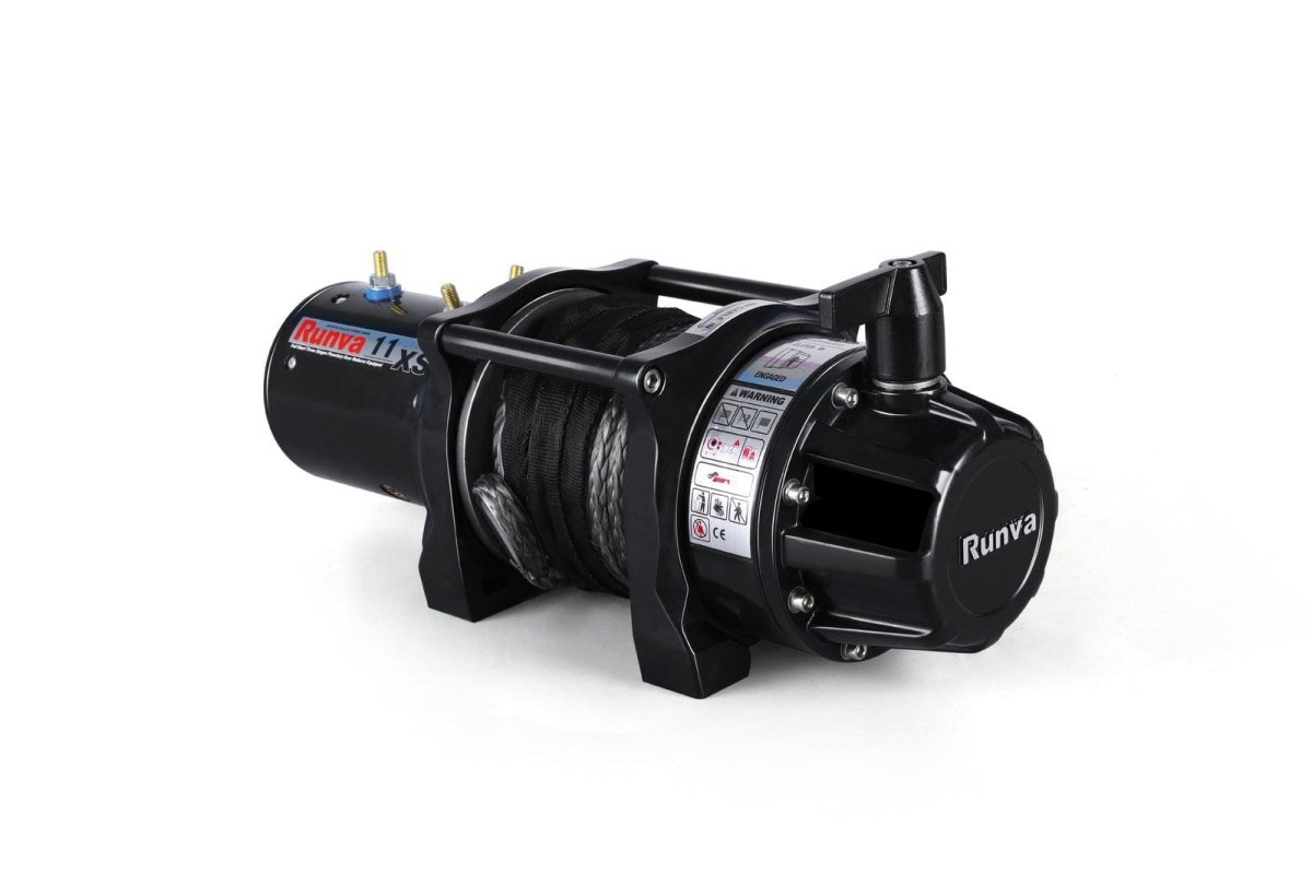 Runva 11XS Premium 12V with Synthetic Rope - NZ Offroader