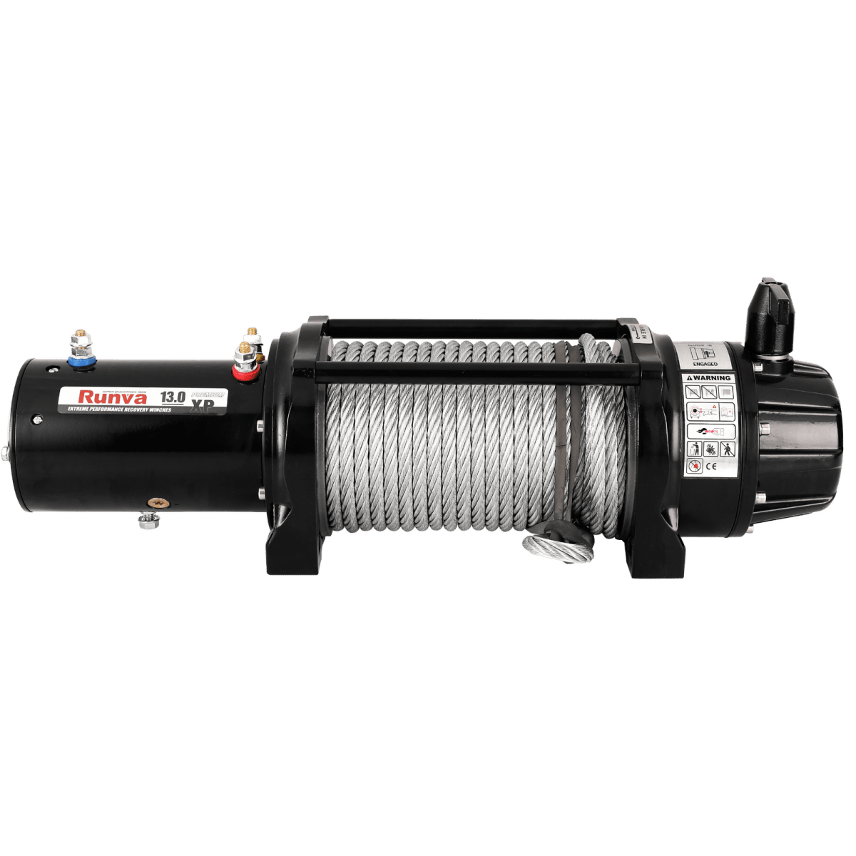 Runva 13XP Premium Winch with Steel Cable - NZ Offroader