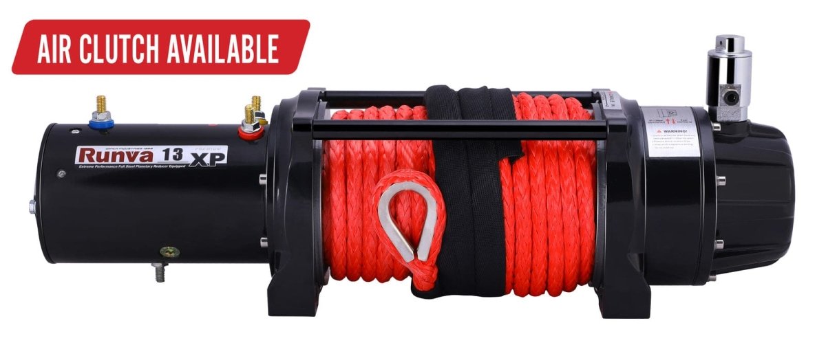 Runva 13XP Premium Winch with Synthetic Rope - NZ Offroader