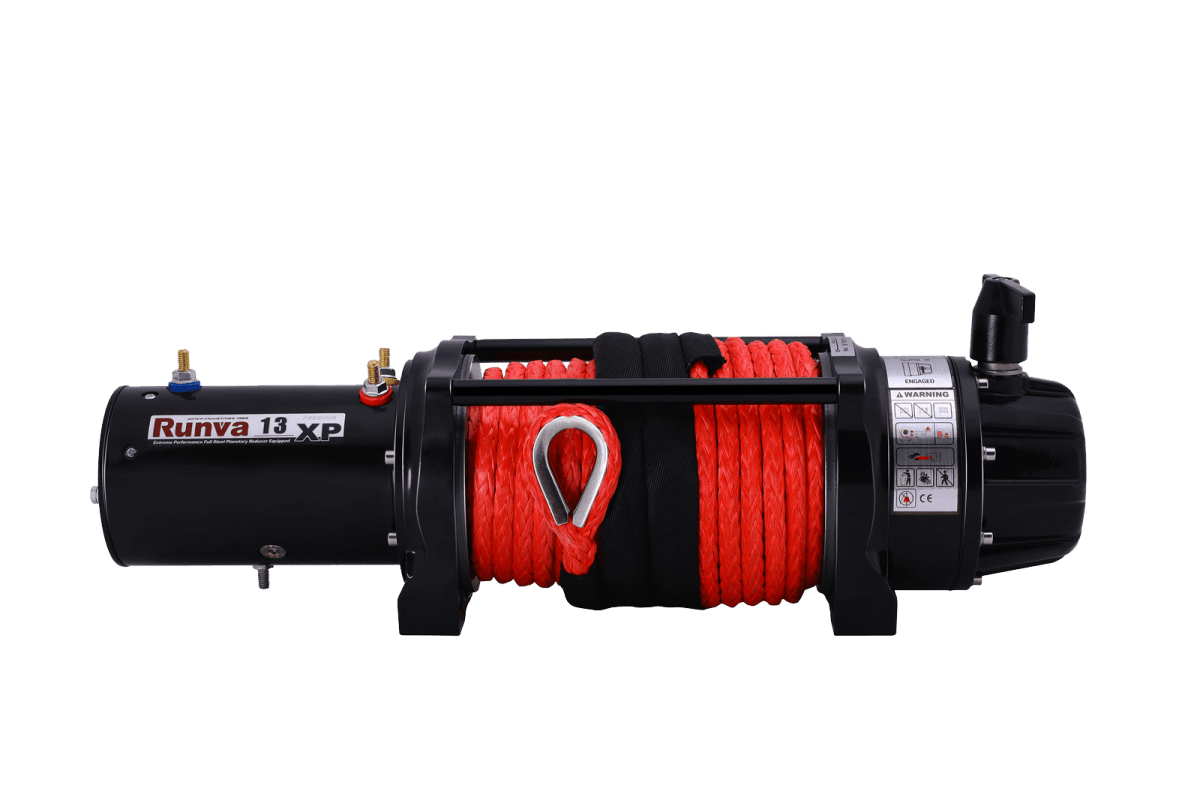 Runva 13XP Premium Winch with Synthetic Rope - NZ Offroader