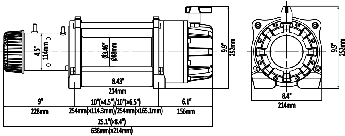 Runva EWB20000 Premium with Synthetic Rope - NZ Offroader