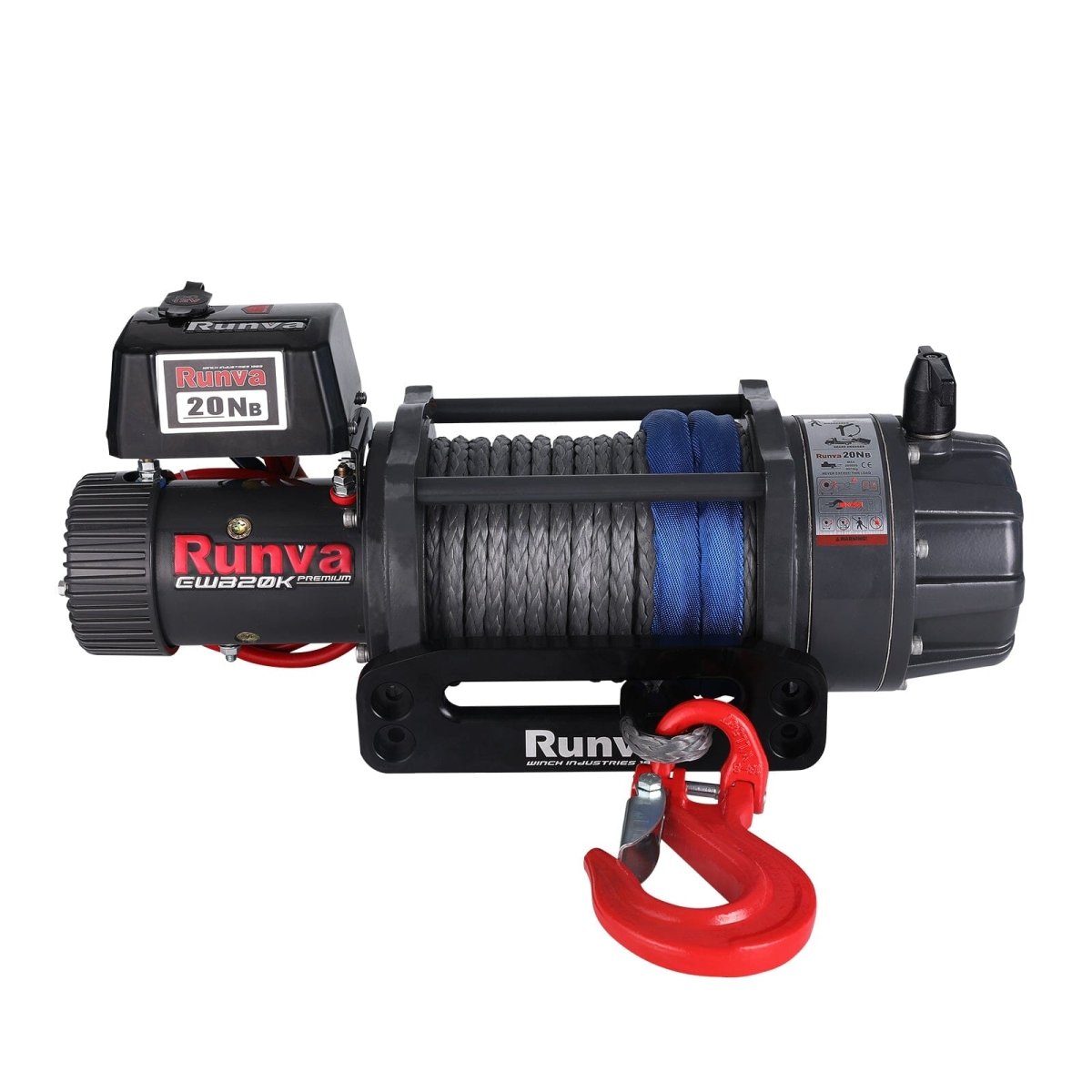 Runva EWB20000 Premium with Synthetic Rope - NZ Offroader