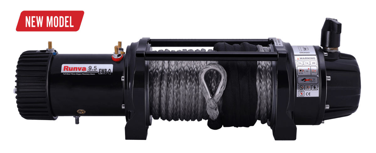 Runva EWB9500-Q Premium Winch with Synthetic Rope - NZ Offroader