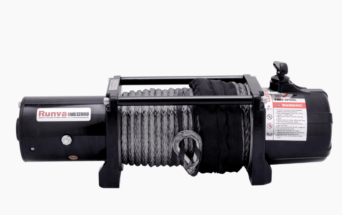 Runva EWL12000 Ultimate winch with Synthetic Rope - NZ Offroader