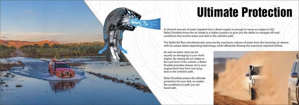 Safari V-Spec Snorkel to suit Isuzu D-MAX / Holden Rodeo 2008 - 2012 - NZ Offroader