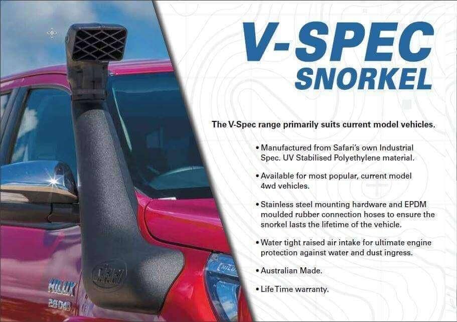 Safari V-Spec Snorkel to suit Toyota Landcruiser 80 Series - NZ Offroader