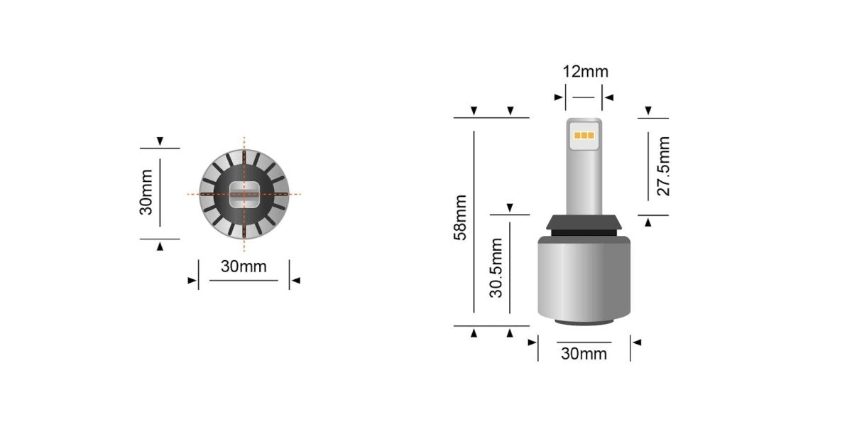 STEDI 1,000 Lumen T20 Reverse LED Upgrade (Pair) - NZ Offroader