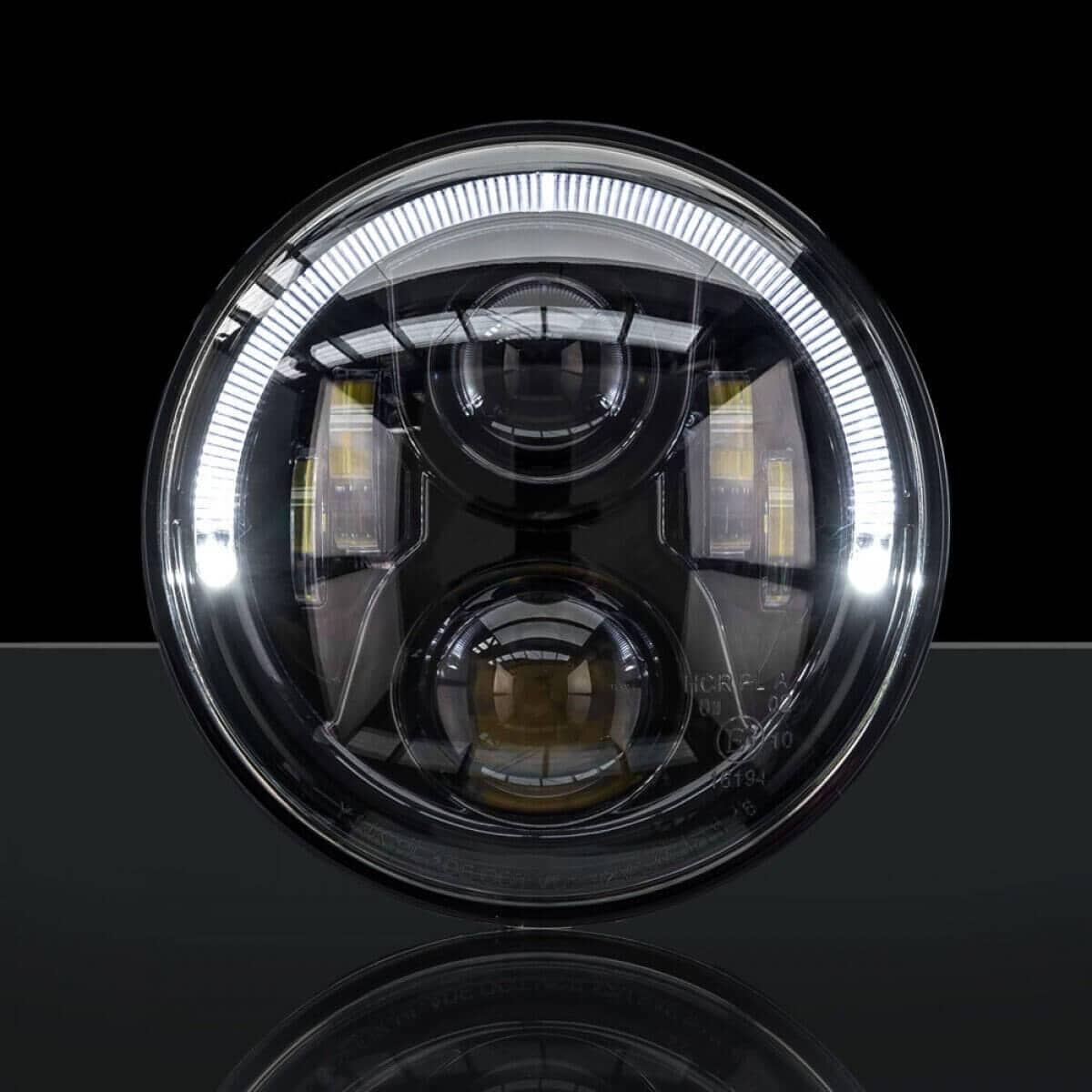 STEDI 7 Inch Carbon Black LED Headlight - NZ Offroader