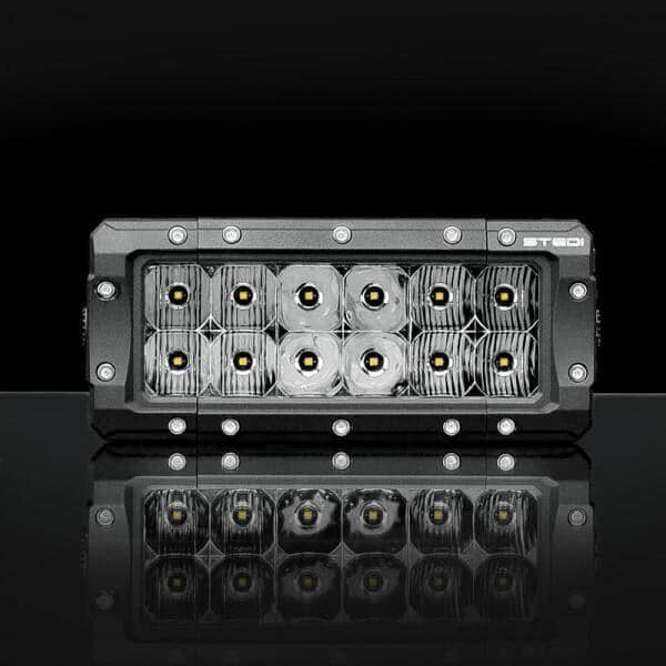 STEDI 8 Inch ST4K 12 LED Double Row Light Bar - NZ Offroader