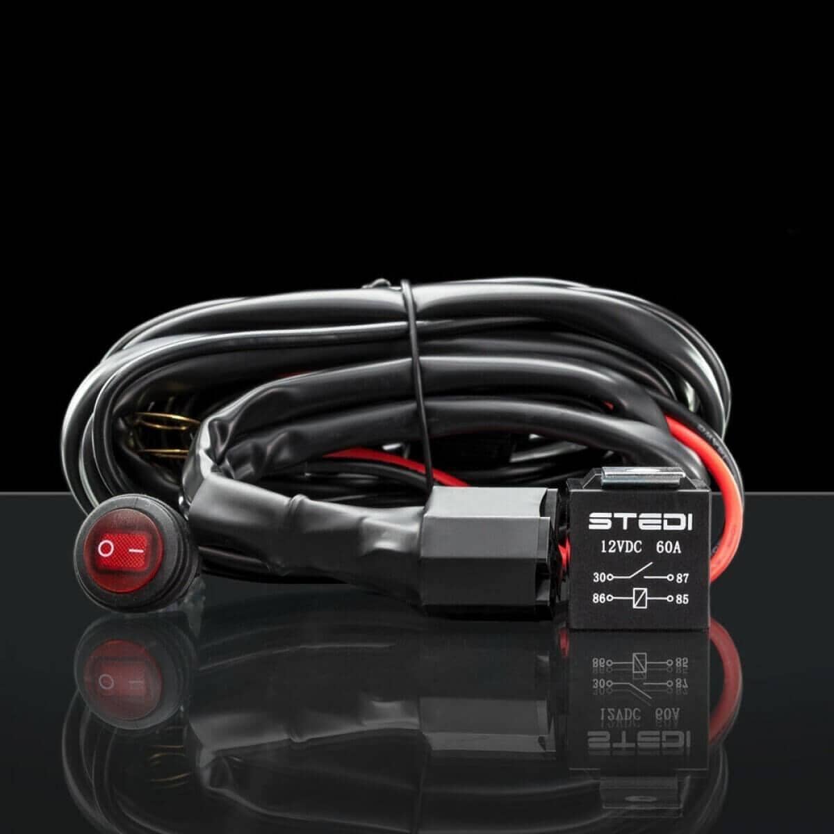 STEDI C-4 LED Work Lights & Wiring Bundle | Flood - NZ Offroader